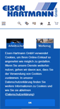 Mobile Screenshot of eisen-hartmann.de
